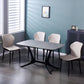 Home Contemporary Side Chair Wingback Metal Dining Room Chair with Leather Cushion Clearhalo ' kitchen&dining_furn' 'Dining Chairs' 'Dining Tables & Seating' 'dining_chair' 'furn' 'furn_dining_chair' 'Furniture' 'furniture_dining_chair' 'Kitchen & Dining Furniture' 'kitchen' 1200x1200_6ec27449-ad4f-4665-b5a7-fd36b8dba26b