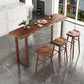 Wood Bar Dining Table Modern Bar Table with Sled Base for Milk Tea Shop Clearhalo 'Bar Furniture' 'Bar Tables' 'bar_tables' 'furn' 'furn_bar_tables' 'Furniture' 'furniture_bar_tables' 'Kitchen & Dining Furniture' 1200x1200_6ec3afde-e16f-4734-ad88-180c76580b98