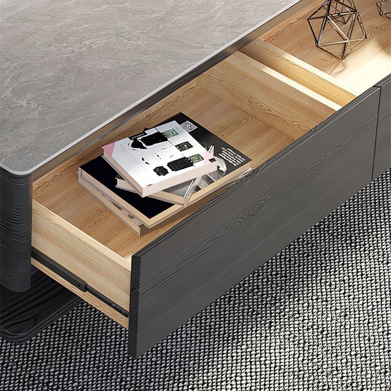 15"H Contemporary Cocktail Table Stone Rectangle Coffee Table Clearhalo 'Coffee & Accent Tables' 'Coffee Tables' 'coffee_tables' 'furn' 'furn_coffee_tables' 'Furniture' 'Living Room Furniture' 1200x1200_6ec492c6-74e2-478a-9a36-5664c06f12b5
