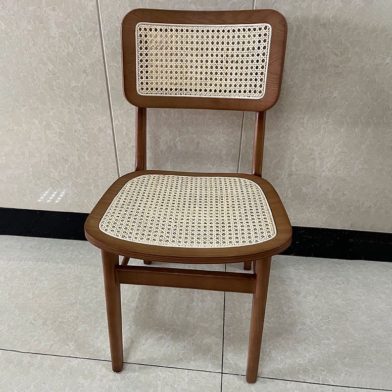 Sedie da pranzo in stile tradizionale sedie aperte a bracciale con gambe in legno per la casa