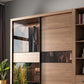 Brown Storing Cabinet zeitgenössischer Garderobe Armoire für Schlafzimmer
