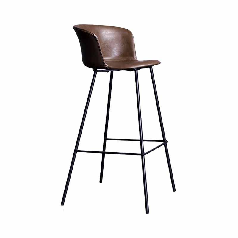 Modern Farmhouse Leather Seats Counter Stool Metal 4 Legs Stool, Set of 2 Clearhalo 'Bar Furniture' 'Bar Stools' 'bar_stools' 'furn' 'furn_bar_stools' 'furniture_bar_stools' 'Kitchen & Dining Furniture' 'kitchen&dining_furn' 'kitchen' 'kitchen_furn' Furniture' 1200x1200_6ecc7760-6ae2-4fc3-a96f-c5cbf831ba71