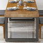 Contemporary Solid Wood Dining Table Rectangle Dining Table for Home Use