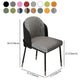 Glam Metal Dining Armless Chairs Upholstered Dining Room Chairs for Restaurant Clearhalo ' kitchen&dining_furn' 'Dining Chairs' 'Dining Tables & Seating' 'dining_chair' 'furn' 'furn_dining_chair' 'Furniture' 'furniture_dining_chair' 'Kitchen & Dining Furniture' 'kitchen' 1200x1200_6ecece0f-e52d-4d03-ae93-15703cd7fdf1