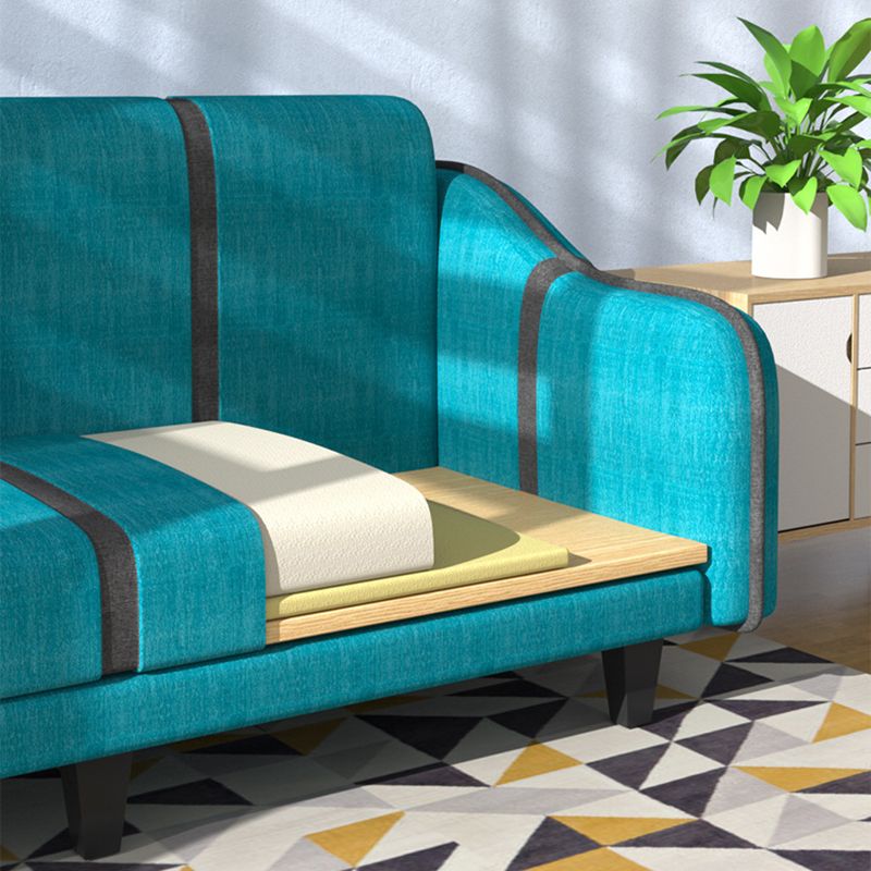 Modern Convertible Sofa Fabric Single Cushion Seat Sofa for Living Room Clearhalo 'Furniture' 'furniture_sofas' 'kitchen' 'kitchen_sofas' 'Living Room Furniture' 'Sofa' 'sofas' 1200x1200_6ecffb8e-0e1d-4e76-b54e-e431204d0003