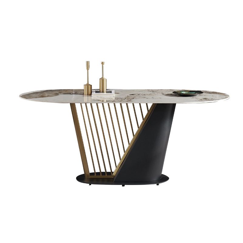 Glam Style Sintered Stone Dining Set 1/4/5/7 Pieces Dining Set Clearhalo 'Dining Room Sets' 'Dining Tables & Seating' 'dining_room_set' 'furn' 'furn_dining_room_set' 'Furniture' 'furniture_dining_room_set' 'Kitchen & Dining Furniture' 1200x1200_6ed0020c-569b-4d7d-a44a-b81af4ed4351