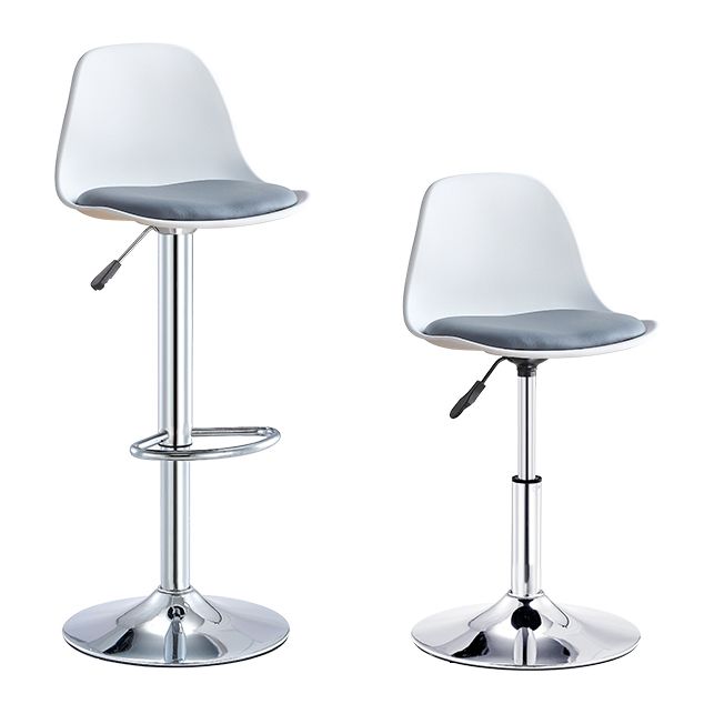 Contemporary Style Bar Stool Liftable Counter Bar Stool with Metal Legs Clearhalo 'Bar Furniture' 'Bar Stools' 'bar_stools' 'furn' 'furn_bar_stools' 'Furniture' 'furniture_bar_stools' 'Kitchen & Dining Furniture' 1200x1200_6ed15a74-447d-40d6-afb9-051457341863