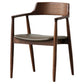 Modern Dining Arm Chair 22'' Wide Open Back Chair with 4 Wood Legs for Home Use Clearhalo ' kitchen&dining_furn' 'Dining Chairs' 'Dining Tables & Seating' 'dining_chair' 'furn' 'furn_dining_chair' 'Furniture' 'furniture_dining_chair' 'Kitchen & Dining Furniture' 'kitchen' 1200x1200_6ed1c0d2-c5b9-487f-98c3-07f0595f836c