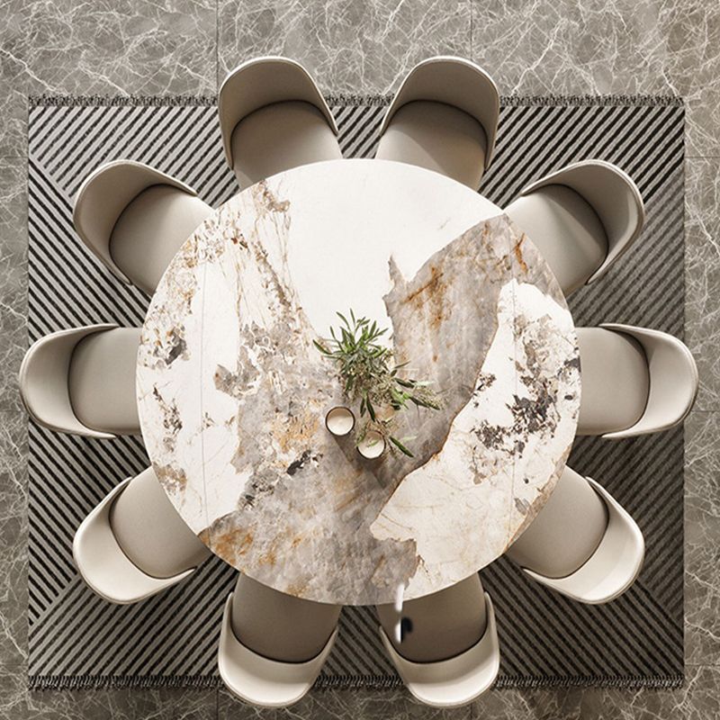 Simplicity Dining Room Dinner Table Rubberwood Solid Wood Base Dining Table