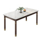Medieval Modern Stone Dining Table 4 Rubber Legs Table for Dining Room