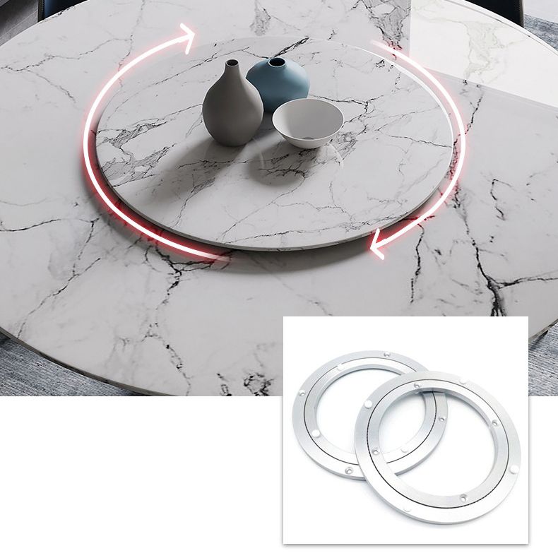 Modern 1/4/7/9/11 Pieces Dining Set Round Sintered Stone Dining Table Set Clearhalo 'Dining Room Sets' 'Dining Tables & Seating' 'dining_room_set' 'furn' 'furn_dining_room_set' 'Furniture' 'furniture_dining_room_set' 'Kitchen & Dining Furniture' 1200x1200_6ed6d357-2768-494e-8ed2-72b8d819d3a6