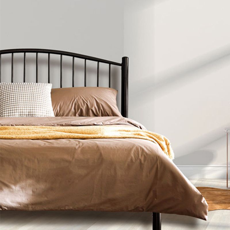 Industrial Metall Standard Bett Schwarzes Bettrahmen für Home