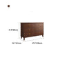 Classic Glam Wood Dresser Bruin Dresser met lade voor slaapkamer