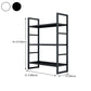 3/4/5-Shelf Iron Etagere Bookshelf Black and White Vertical Bookcase for Living Room Clearhalo 'Bookcases' 'furn' 'furn_bookcases' 'Furniture' 'furniture_bookcases' 'Office Furniture' 1200x1200_6ed91b8d-cde7-488a-aea3-4aa8e12c0075