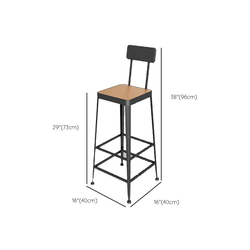 Modern 1/2/5 Pieces Metal Bar Table Set Rectangle Bar Table with High Stools Clearhalo 'Bar Furniture' 'furn' 'furn_home_bar_bar_sets' 'Furniture' 'Home Bars & Bar Sets' 'home_bar_bar_sets' 'Kitchen & Dining Furniture' 1200x1200_6eda79a4-5e05-4883-8c9b-51a5e0a83015