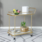 34.65" High Modern Style Prep Table Rolling Metal Prep Table for Kitchen