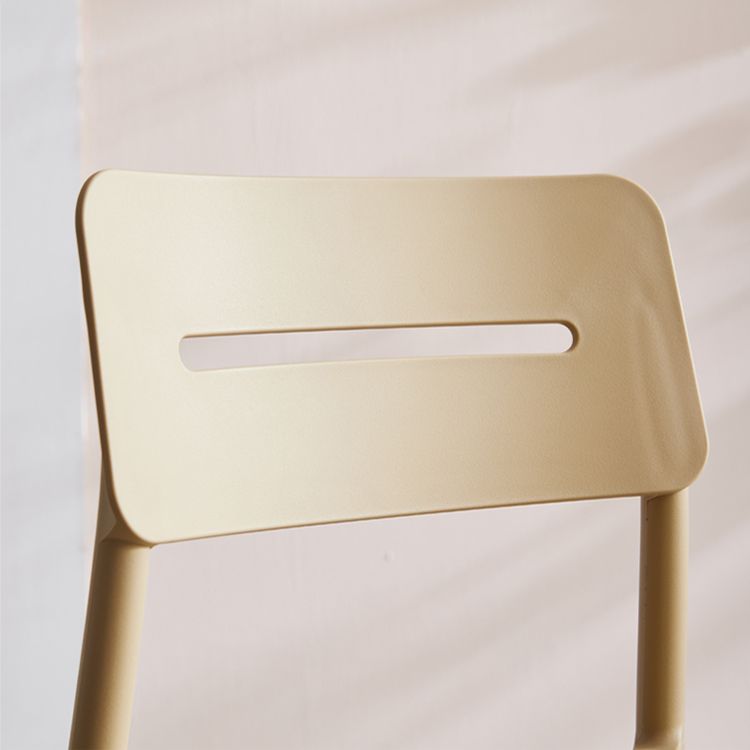 Modern Style Plastic Dining Chairs Open Back Dining Stackable Side Chair for Kitchen Clearhalo ' kitchen&dining_furn' 'Dining Chairs' 'Dining Tables & Seating' 'dining_chair' 'furn' 'furn_dining_chair' 'Furniture' 'furniture_dining_chair' 'Kitchen & Dining Furniture' 'kitchen' 1200x1200_6edcb556-250e-44c2-ad3e-7834b6d70d5f