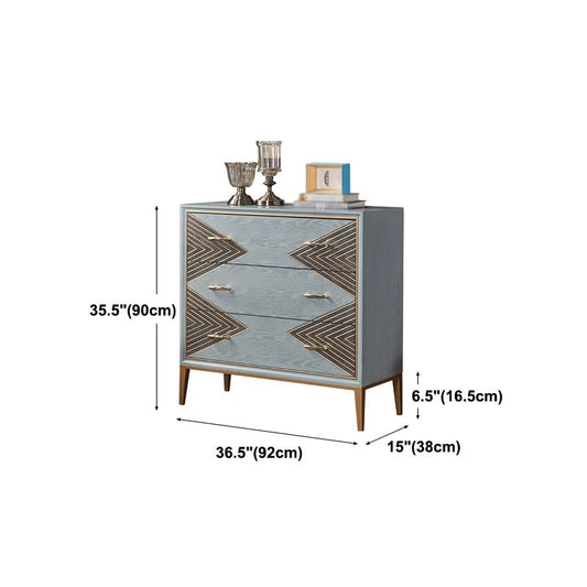 Glam Living Room Sideboard with Drawers Wood and Metal Buffet Server Clearhalo 'buffet_sideboard' 'Buffets & Sideboards' 'furn' 'furn_buffet_sideboard' 'Furniture' 'Kitchen & Dining Furniture' 1200x1200_6edcf41e-ae29-417b-a409-b40dc622c934