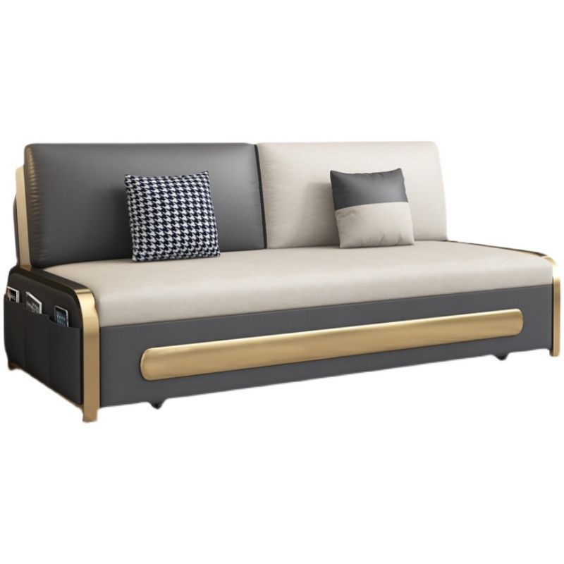 モダン33.4 "Hフェイクレザーアームレスソファベッド用リビングルーム