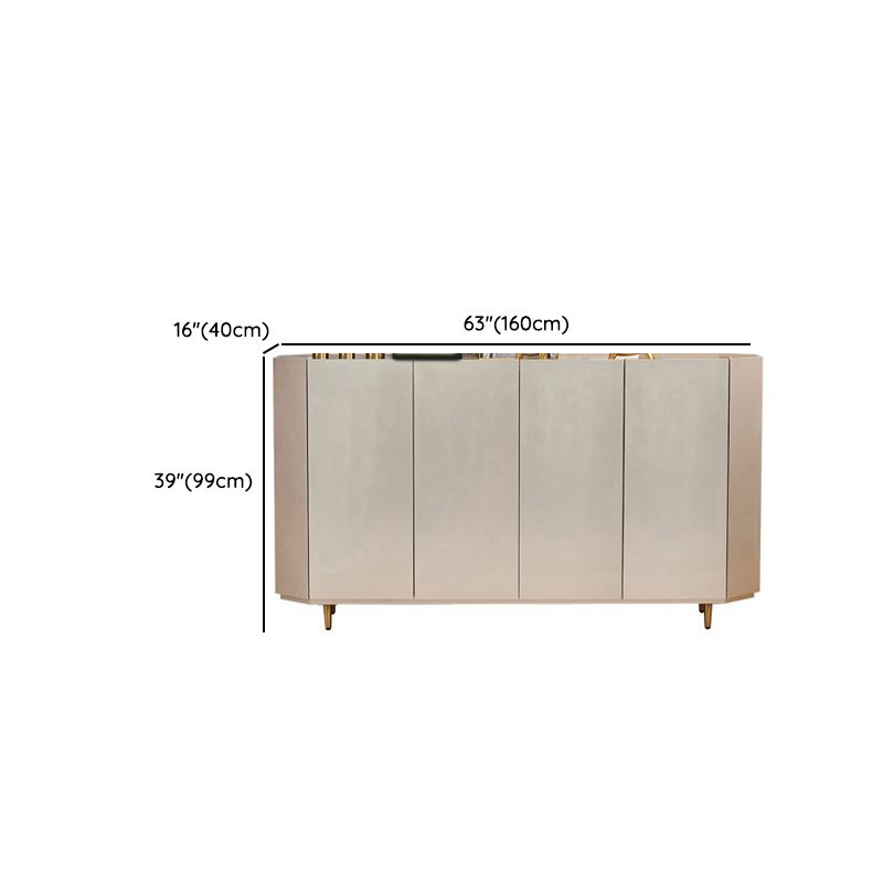 ダイニングルーム用のドア付きモダンなサイドボードエンジニアリングのサイドボードキャビネット