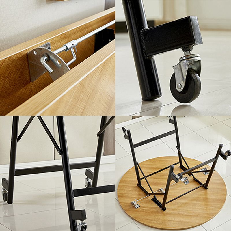 47.2-inch Metal Mid-Century Modern Round Dining Table Wood Top Table for Dining Room Clearhalo ' dining_table' 'Dining Tables & Seating' 'Dining Tables' 'furn' 'furn_dining_table' 'Furniture' 'furniture_dining_table' 'Kitchen & Dining Furniture' 'kitchen&dining_furn' 'kitchen' 'kitchen_dining_table' 1200x1200_6ee06f8e-dc05-4bfb-aa52-6c3064138457