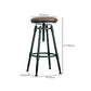 Adjustable Height Bar Stools Industrial Barstool with Metal Legs Clearhalo 'Bar Furniture' 'Bar Stools' 'bar_stools' 'furn' 'furn_bar_stools' 'Furniture' 'Kitchen & Dining Furniture' 1200x1200_6ee08ef2-67b8-407d-b9c4-d35f040bb69e
