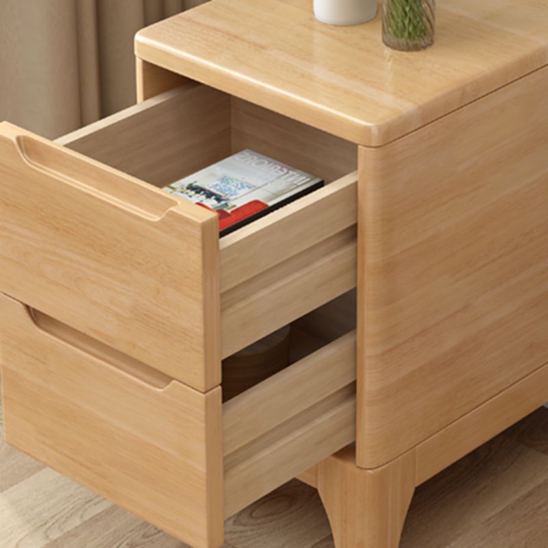 Solid Wood Night Table Contemporary Bed Nightstand for Bedroom Clearhalo 'Bedroom Furniture' 'furn' 'furn_night_stand' 'Furniture' 'night_stand' 'Nightstands' 1200x1200_6ee1b86a-7f27-4c94-ae79-b04714a3e35d