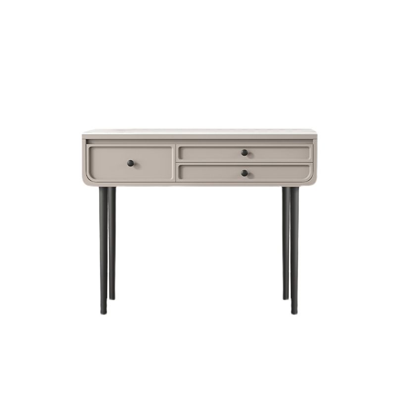 Glam Make -up Eitelkeitstisch mit Schieferoberteil, fester Holzverkederstisch