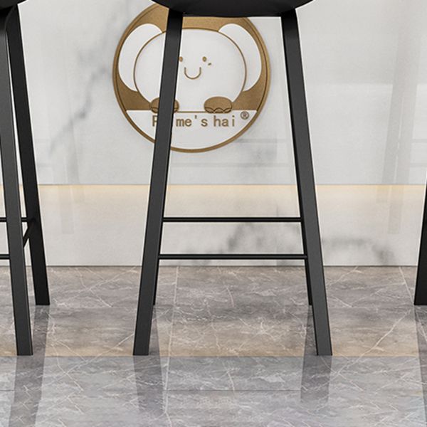 Backorst sgabello da bar con bancone senza bracciolo spostano con pedale e sedile acrilico