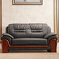 Traditional Sewn Pillow Back Sofa 35.43"High Rolled Arm Sofa, Black Clearhalo 'furn' 'furn_sofas' 'Furniture' 'furniture_sofas' 'kitchen' 'kitchen_sofas' 'Living Room Furniture' 'Sofa' 'sofas' 1200x1200_6ee3b3ee-20de-4b91-a856-7afa2cf044ec