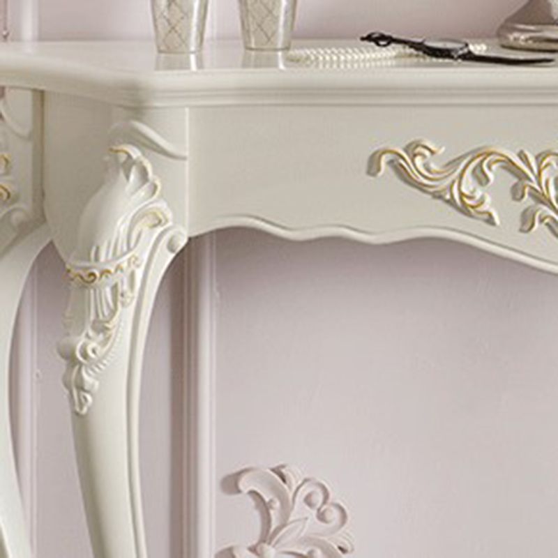 Forma libera da forma contemporanea tavolo da divano console in legno in bianco