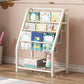 Metal Ladder Bookcase Vertical Shelf Bookcase for Study Room