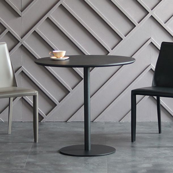 Modern Artificial Wood Table Round Dining Table with Metal Pedestal Base for Restaurant Clearhalo ' dining_table' 'Dining Tables & Seating' 'Dining Tables' 'furn' 'furn_dining_table' 'Furniture' 'furniture_dining_table' 'Kitchen & Dining Furniture' 'kitchen&dining_furn' 'kitchen' 'kitchen_dining_table' 1200x1200_6ee545b1-7973-45ae-86b7-ba23e3711a5a