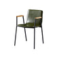 Solid Back Dining Arm Chairs Leather Home Dining Armchairs with Metal Legs Clearhalo ' kitchen&dining_furn' 'Dining Chairs' 'Dining Tables & Seating' 'dining_chair' 'furn' 'furn_dining_chair' 'Furniture' 'furniture_dining_chair' 'Kitchen & Dining Furniture' 'kitchen' 1200x1200_6ee5e00e-9d6f-4464-ad8c-f76cc472a0c7
