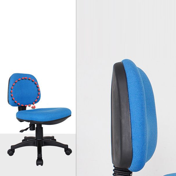 Modern Armless Upholstered Office Chair Slide Nylon Office Chair Clearhalo 'furn' 'furn_office_chair' 'Furniture' 'Office Chairs' 'Office Furniture' 'office_chair' 1200x1200_6ee710ec-fffe-4139-bdf1-778389376862