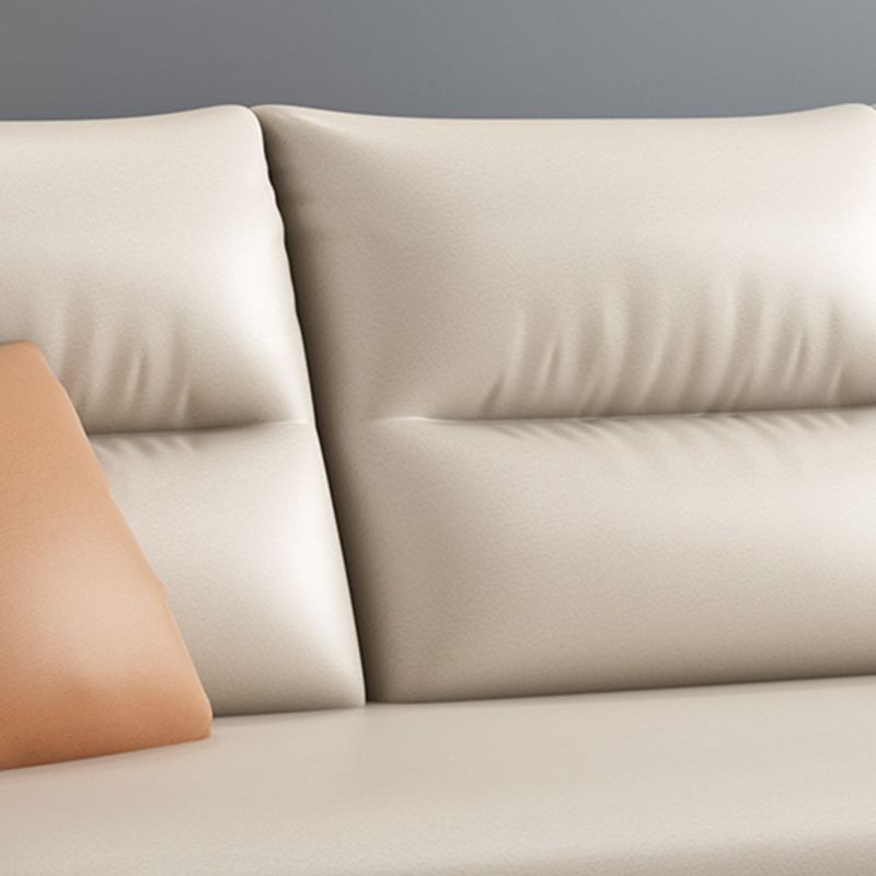 Contemporary Foldable Futon Sleeper White Futon Sleeper Sofa with Storage Clearhalo 'furn' 'furn_futons' 'Furniture' 'Futons & Daybeds' 'Futons' 'Living Room Furniture' 1200x1200_6ee89592-cc66-4334-aefb-98539a7e864e