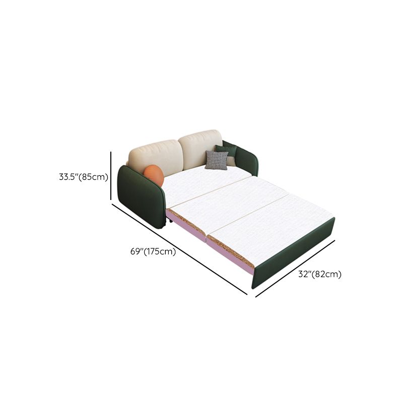 32 "Sofa contemporain de large Futon Faut en cuir