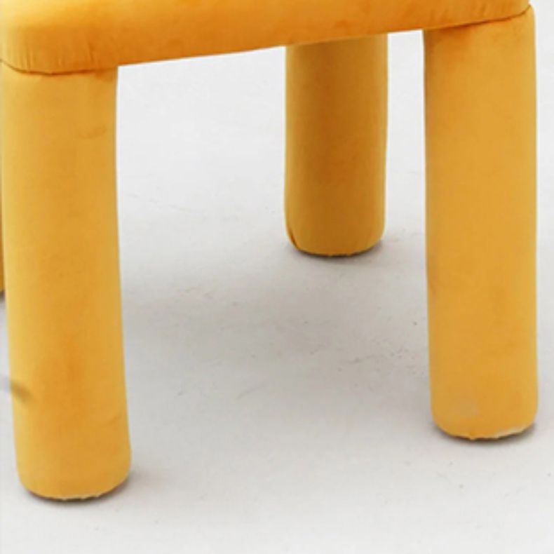 Moderne einfache Armless Esstühle Holzrahmen Offener Rücken für Esszimmer für Esszimmer