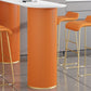 Industrial Free Form Bar Height Table Stone and Iron Bar Table with Double Pedestal Clearhalo 'Bar Furniture' 'Bar Tables' 'bar_tables' 'furn' 'furn_bar_tables' 'Furniture' 'Kitchen & Dining Furniture' 1200x1200_6eee6a63-ea20-4457-ae56-ba0e0a80cbf2
