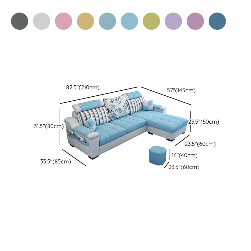 Moderne kussens kussen bovenarm woonkamer stof met opbergstoelen