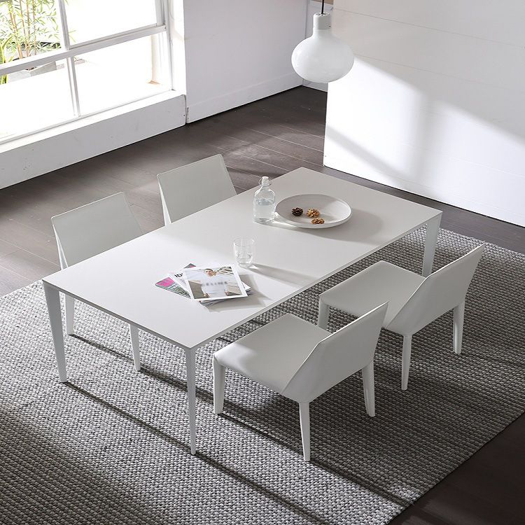 Designer Style 1/4/5/7 Pieces Rectangle Dining Set Sintered Stone Dining Table with Chairs Clearhalo 'Dining Room Sets' 'Dining Tables & Seating' 'dining_room_set' 'furn' 'furn_dining_room_set' 'Furniture' 'furniture_dining_room_set' 'Kitchen & Dining Furniture' 1200x1200_6eef90c4-1765-4a61-97c0-dd8158fe2573