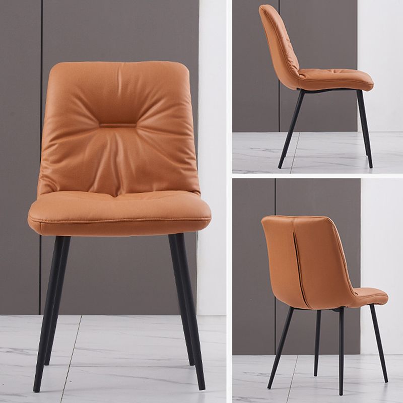 Sillas de comedor de brazo sin brazo sinux contemporáneos silla de comedor de metal para uso en el hogar