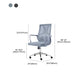 Modern Fixed Arms Office Chair No Distressing Ergonomic Desk Chair without Wheels Clearhalo 'furn' 'furn_office_chair' 'Furniture' 'Office Chairs' 'Office Furniture' 'office_chair' 1200x1200_6ef54219-1f1e-4141-927d-a4b1bcb88f4a