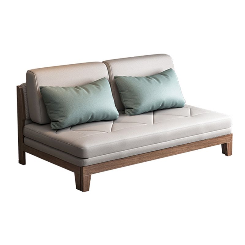 40.15" Wide Sofa Bed Faux leather Sleeper Sofa with Upholstered Clearhalo 'furn' 'furn_futons' 'Furniture' 'Futons & Daybeds' 'Futons' 'Living Room Furniture' 1200x1200_6ef5b0b2-679a-4cc0-84a1-4a267b5353c6