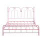 49.21" Modernism Metal Bed with Headboard Low Profile Standard Bed Clearhalo 'Bedroom Furniture' 'Beds' 'furn' 'furn_beds' 'Furniture' 1200x1200_6ef76801-6701-4e78-848a-e606bf0cbc3a