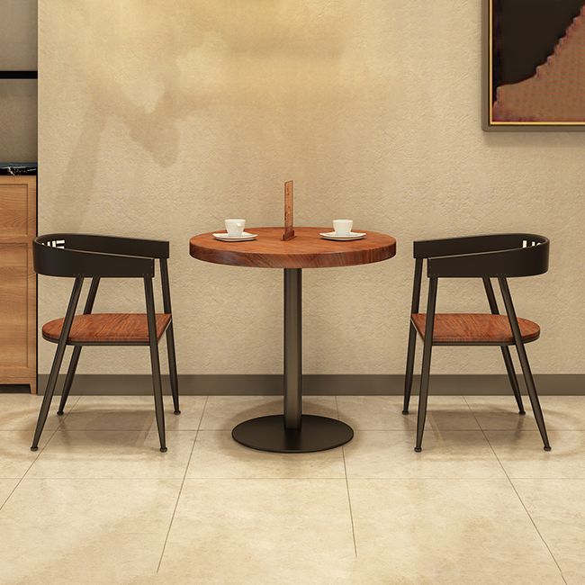 Simple Style Home Wood Dining Table Round Shape Table with Single Pedestal Base Clearhalo ' dining_table' 'Dining Tables & Seating' 'Dining Tables' 'furn' 'furn_dining_table' 'Furniture' 'furniture_dining_table' 'Kitchen & Dining Furniture' 'kitchen&dining_furn' 'kitchen' 'kitchen_dining_table' 1200x1200_6ef8f500-f45e-48fc-80df-5b367999fd44
