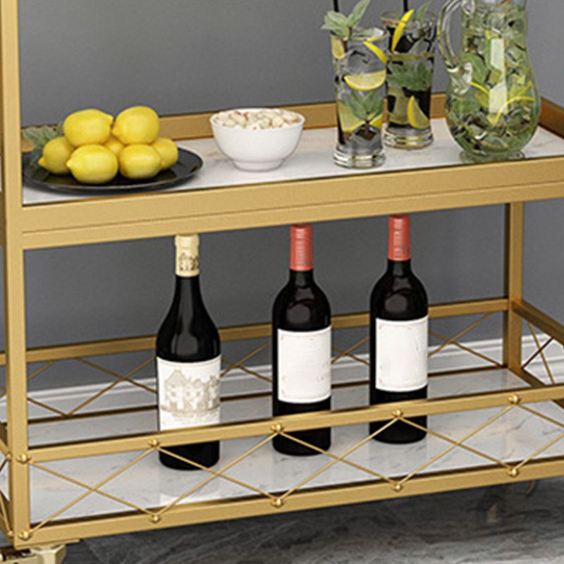 Marble Home Dining Kitchen Trolley Rectangular Prep Table with Towel Rack Clearhalo 'furn' 'furn_kitchen_islands_carts' 'Furniture' 'Kitchen & Dining Furniture' 'Kitchen Islands & Carts' 'kitchen_islands_carts' 1200x1200_6efa8e5d-9bb0-4d69-b7ad-838802c2b6a1