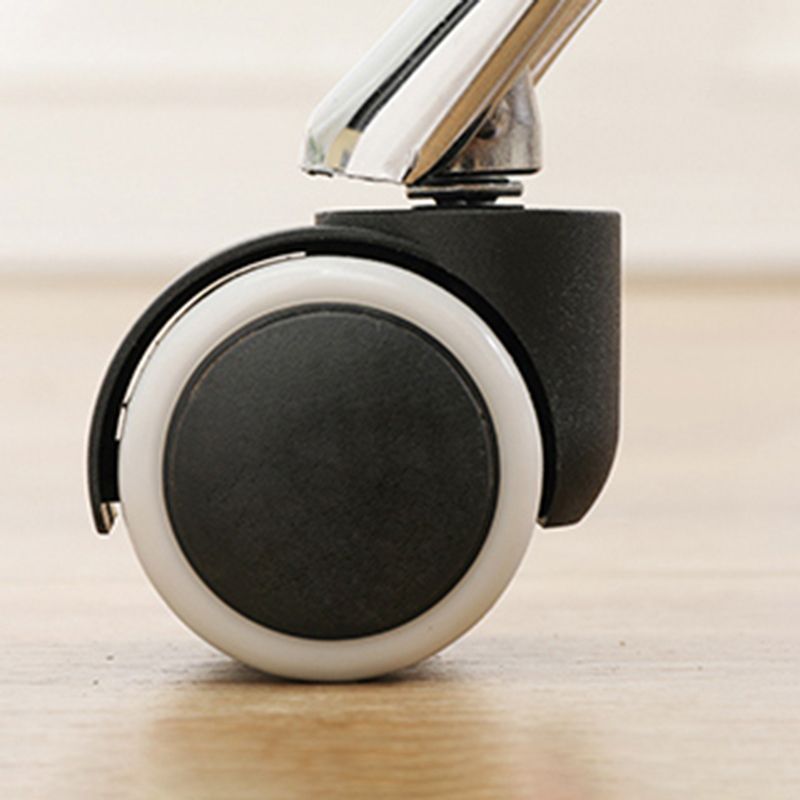 Zeitgenössischer Metall Barstool Faux Leder -Rundsitzschalterschalter mit Drehgelenk