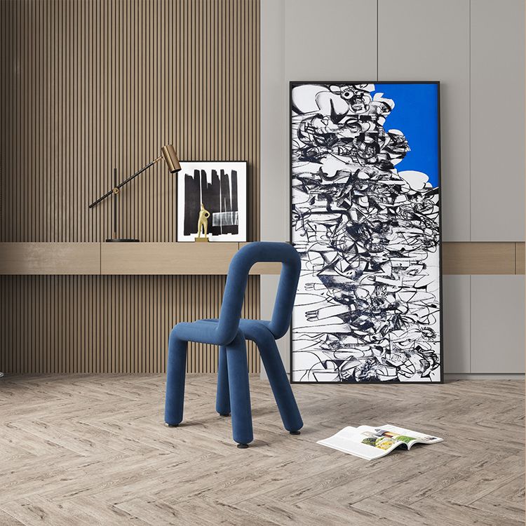 Contemporary Style Velvet Chairs Open Back Side Dining Room Chairs Set Clearhalo ' kitchen&dining_furn' 'Dining Chairs' 'Dining Tables & Seating' 'dining_chair' 'furn' 'furn_dining_chair' 'Furniture' 'furniture_dining_chair' 'Kitchen & Dining Furniture' 'kitchen' 1200x1200_6efdcbfc-9499-4a32-bd6e-e9b0bfa6018f