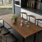 Juego de comedor industrial de madera de pino marrón 1/2/5/7 PCS Dinette Juego para cocina